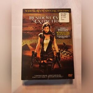 Resident Evil Extinction horror sci-fi movie dvd